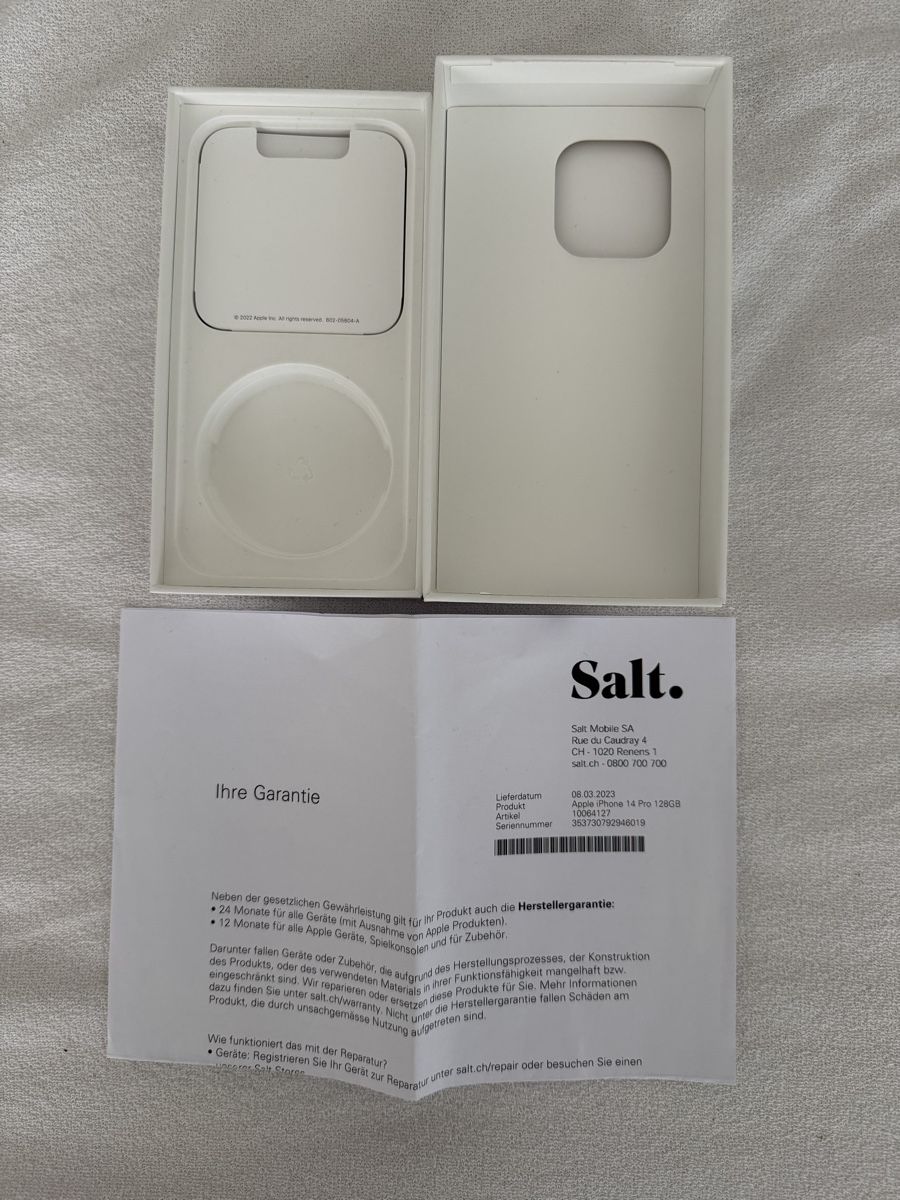 Apple Handys / Smartphones: iphone 14 pro – Gebraucht aus Liestal von fcbarcelona92 7