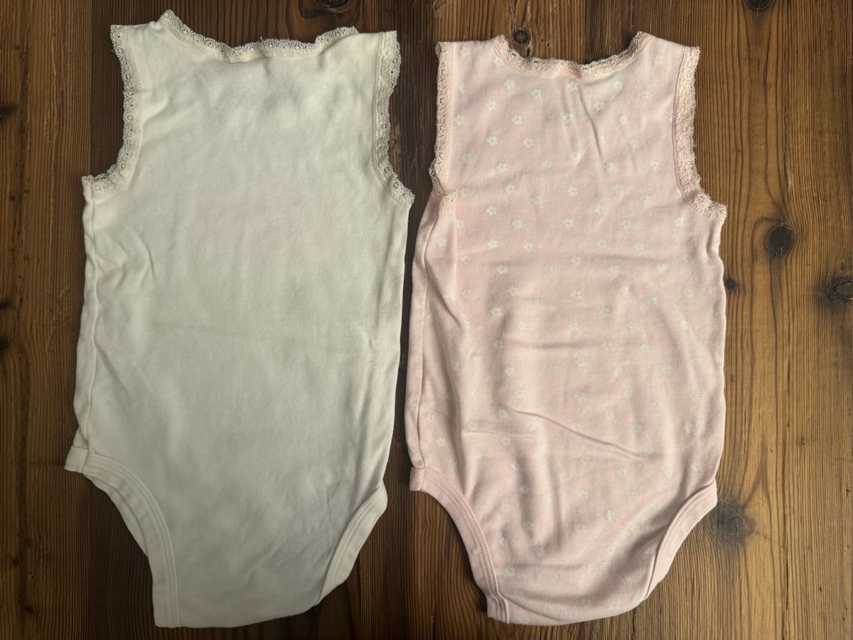 Unterwäsche: 2er Set Baby Sommer Bodys Gr. 92/98 – Gebraucht aus Rüschlikon von ebi10 3