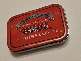 RARITÄT: Vintage Amarelli Lakritz-Dose von 1992