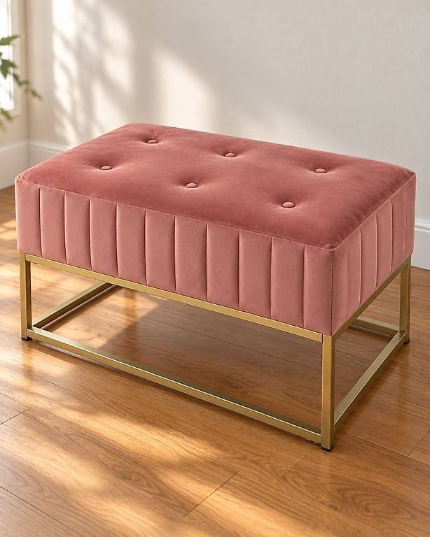 Tabourets: Hockerbank rosa/gold – Neuf avec emballage d'origine à Amriswil par ilak.