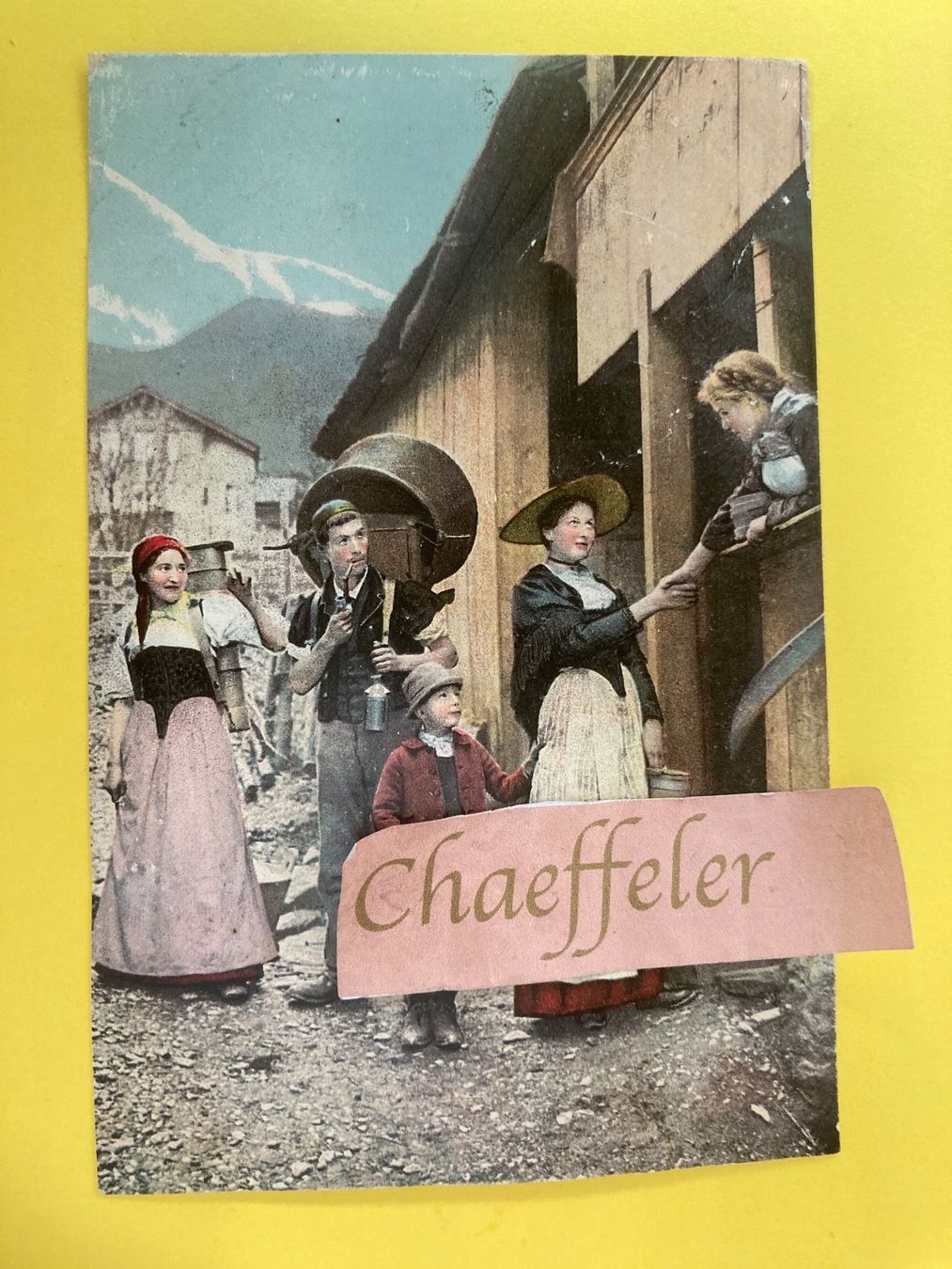 Cartoline postali: Postkarte 1916. Feldpost Bataillon 144 – Usato da Zürich venduto da Chaeffeler