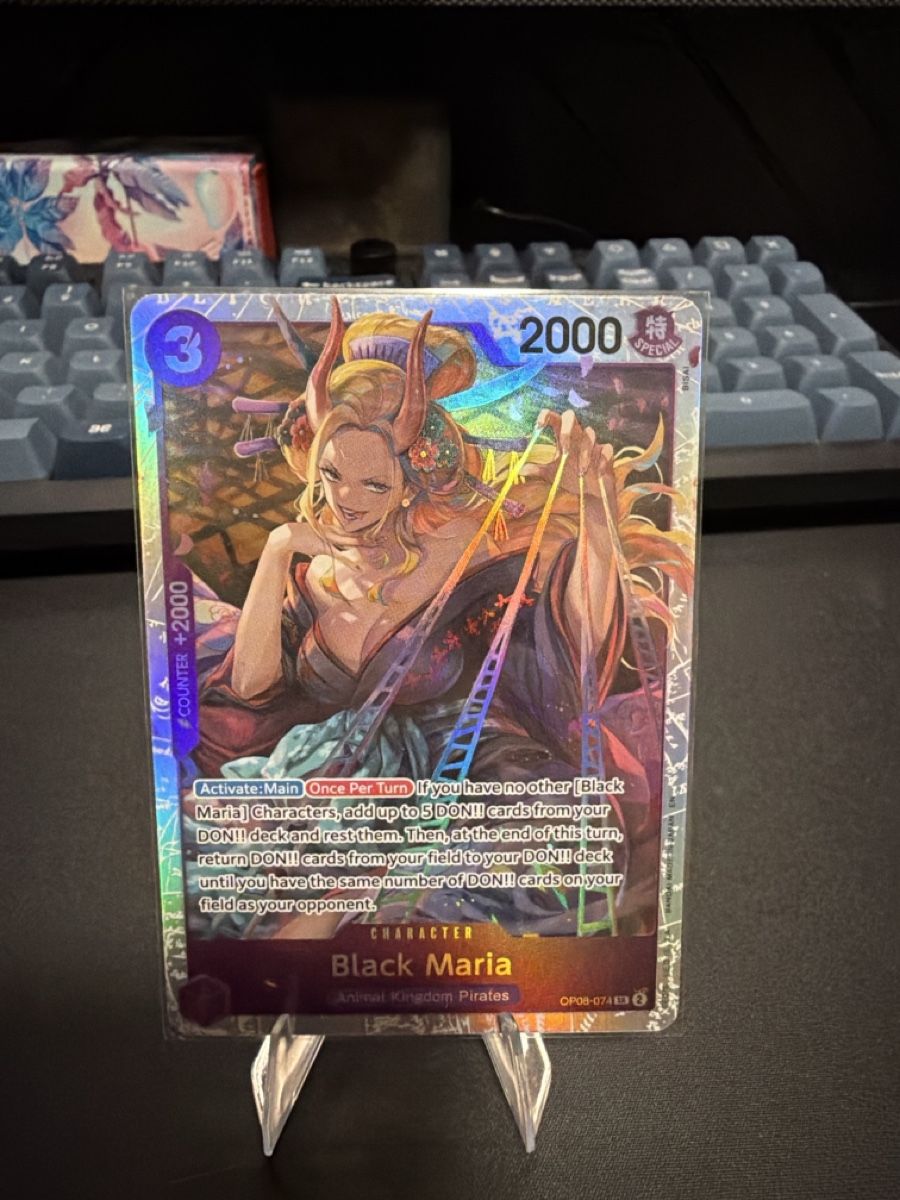 Bandai Carte collezionabili: One Piece Karte: Black Maria  – Nuovo (secondo la descrizione) da Kriens venduto da Ajiani