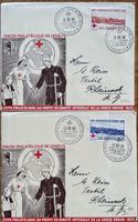 CH Rarität: Genf 1939 Rotkreuz-Belege Sonderstempel