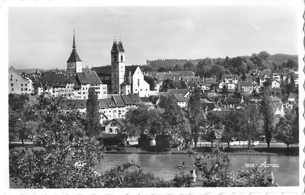 Cartes postales: Aarau Gesamtansicht – D'occasion à Olten par clotaldi