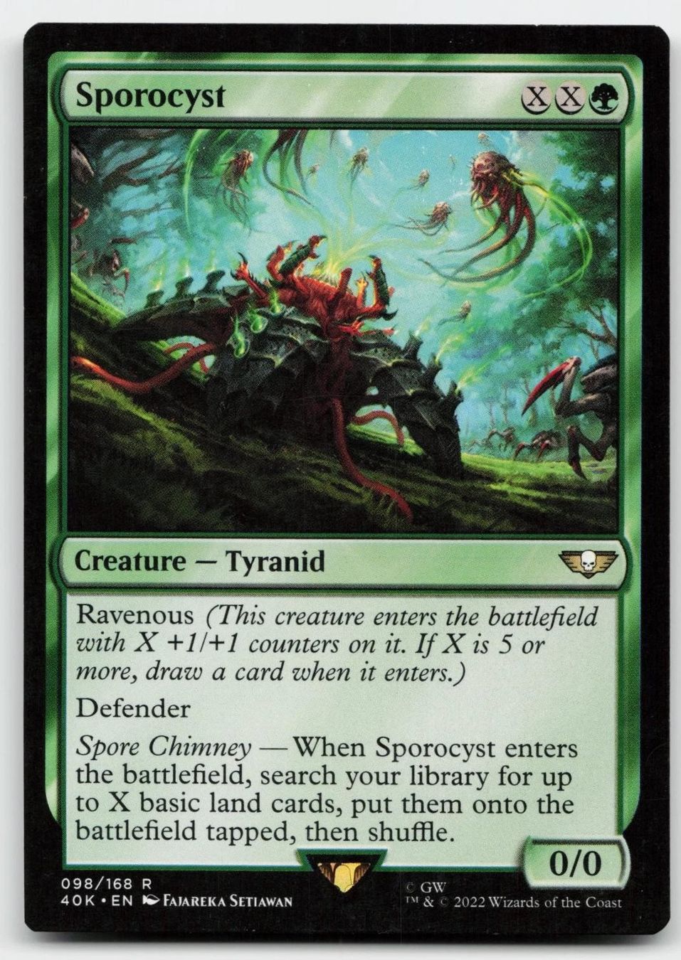 Magic The Gathering Carte collezionabili: Sporocyst - Warhammer 40k - MTG - EN – Usato da Bolligen venduto da Gurkenfeld