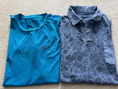 Polo Shirt, T-Shirt, Marke Walbusch, Jack Wolfskin