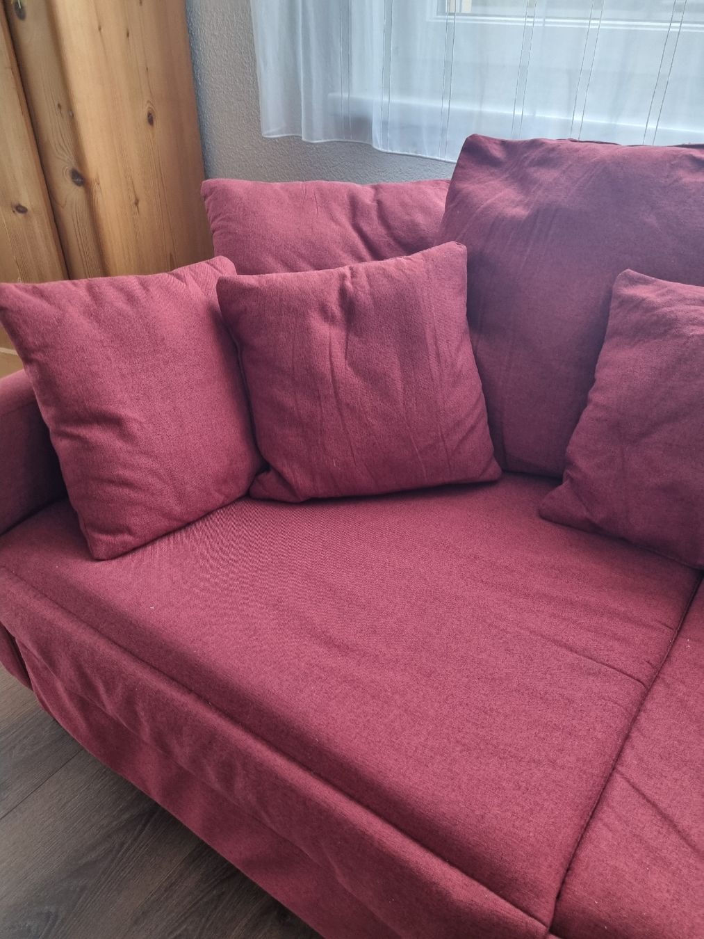 Divani: 2er Sofa, rot 155cm breit – Usato da Eschenbach SG venduto da Ma69st 1