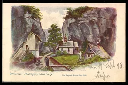 Lithographie Solothurn, Einsiedelei St. Verena