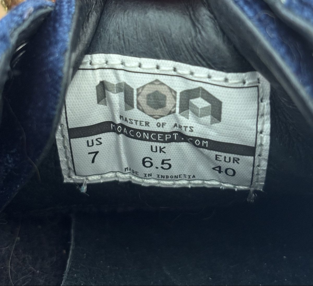 Scarpe da donna: Baskets MOA 40 velours bleu nuit – Nuovo (secondo la descrizione) da Dotzigen venduto da SecondHandGems 8
