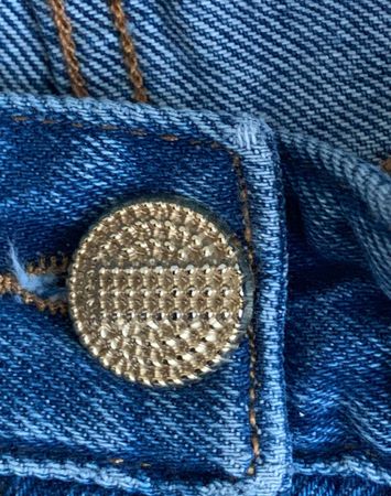 Superbe jeans extra large TARA JARMON tressage t.40