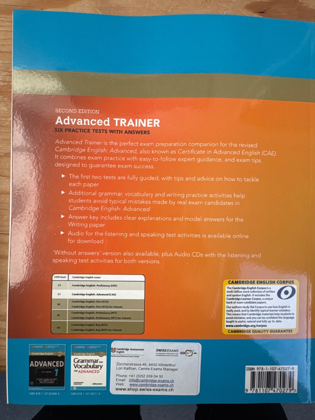 Libri: English Advanced Books – Usato da Kerzers venduto da sydney04 2