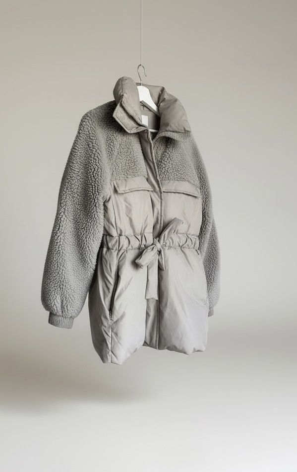 H&M Giacche: H&M Teddy Padded Jacket Size XS - Beige – Nuovo (secondo la descrizione) da Zürich venduto da ElissZurich 1