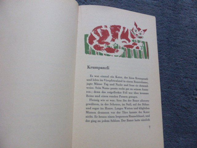 Bücher: Krumpanzli,Ernst Steiner,Holzschnitte Rud.Moser,Märchen – Gebraucht aus Lausen von liesfisch 7