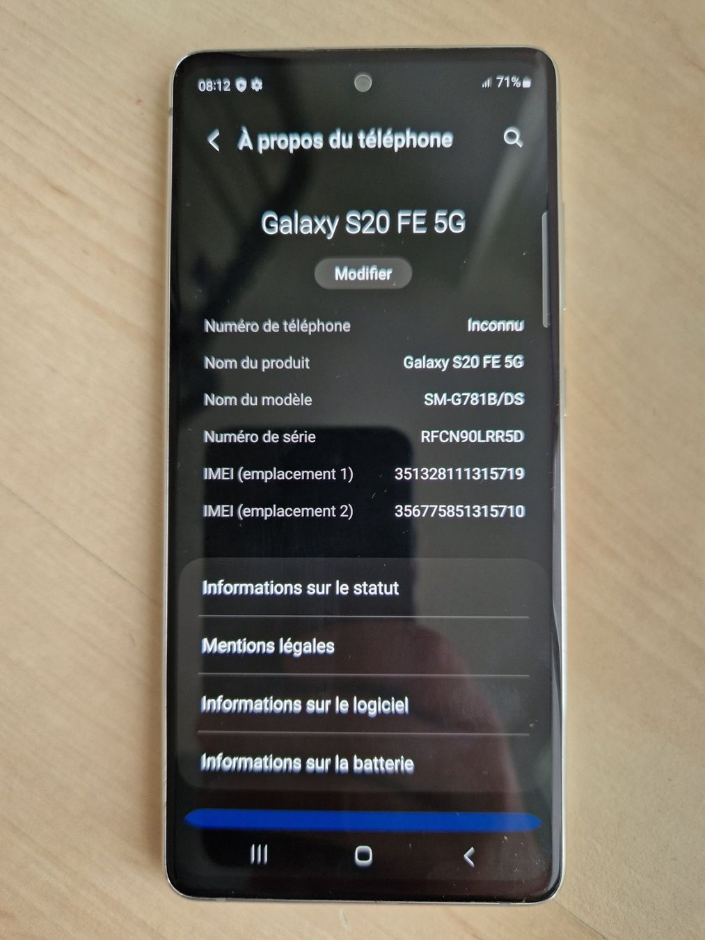 Samsung Telefoni cellulari / Smartphones: Galaxy s20 FE 5G – Usato da Tavannes venduto da mich100_123 3