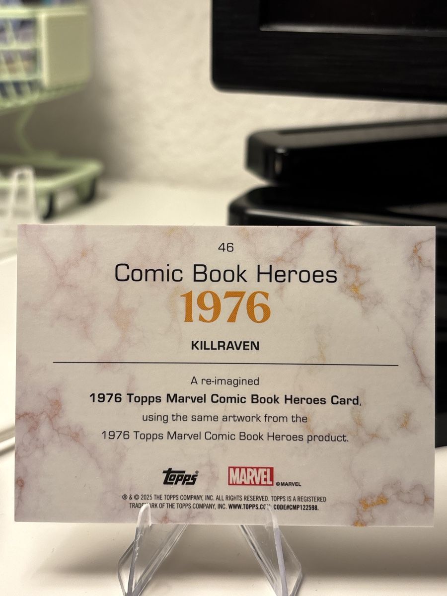 Topps Carte collezionabili: 2025 Topps Chrome Marvel Comic Book Heroes Killraven /50 – Nuovo (secondo la descrizione) da Aarberg venduto da gocardz.shop 1