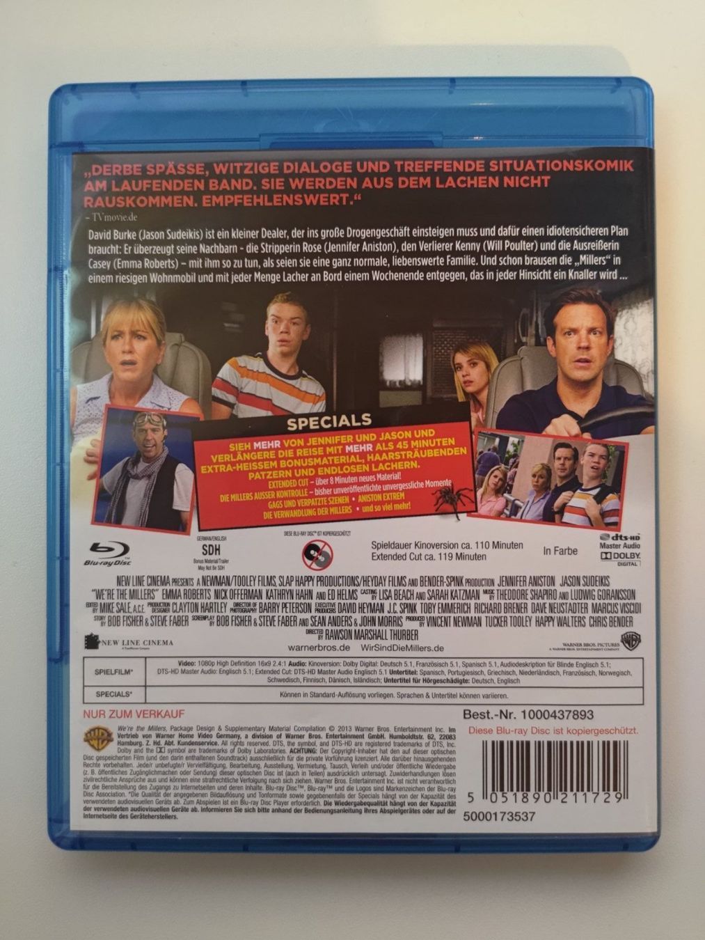 Tutti i DVDs: Wir sind die Millers – Usato da Liestal venduto da Kratzilla 2