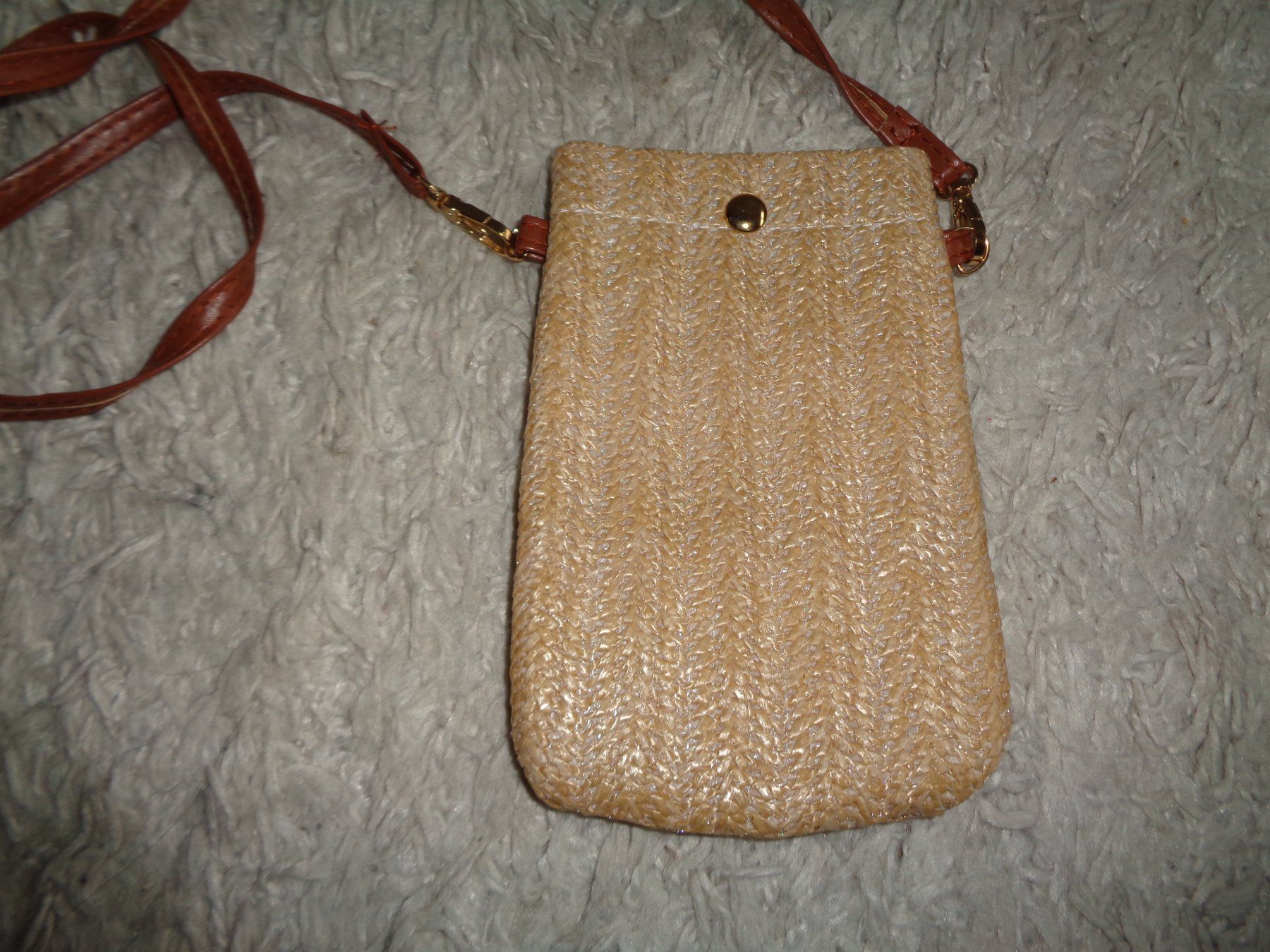 Taschen für Damen: *** Bast-Handytäschli *** / Boho / Neu ab 1.00 – Neu (gemäss Beschreibung) aus Othmarsingen von Leuchtturmlady 1