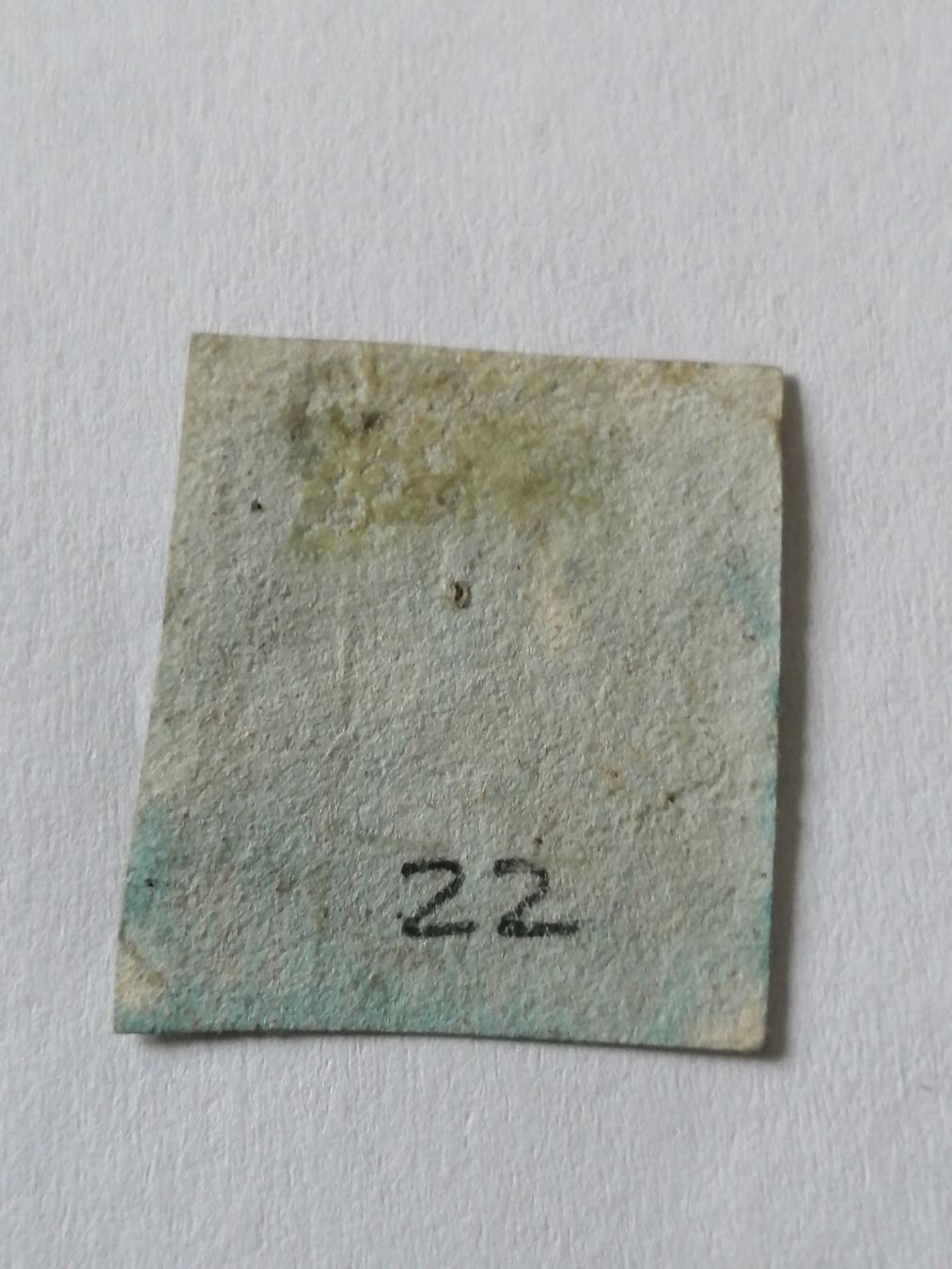 Alle Briefmarken: One Penny Red 1841, Platte 22 – Gebraucht aus Happerswil von tschergi 1