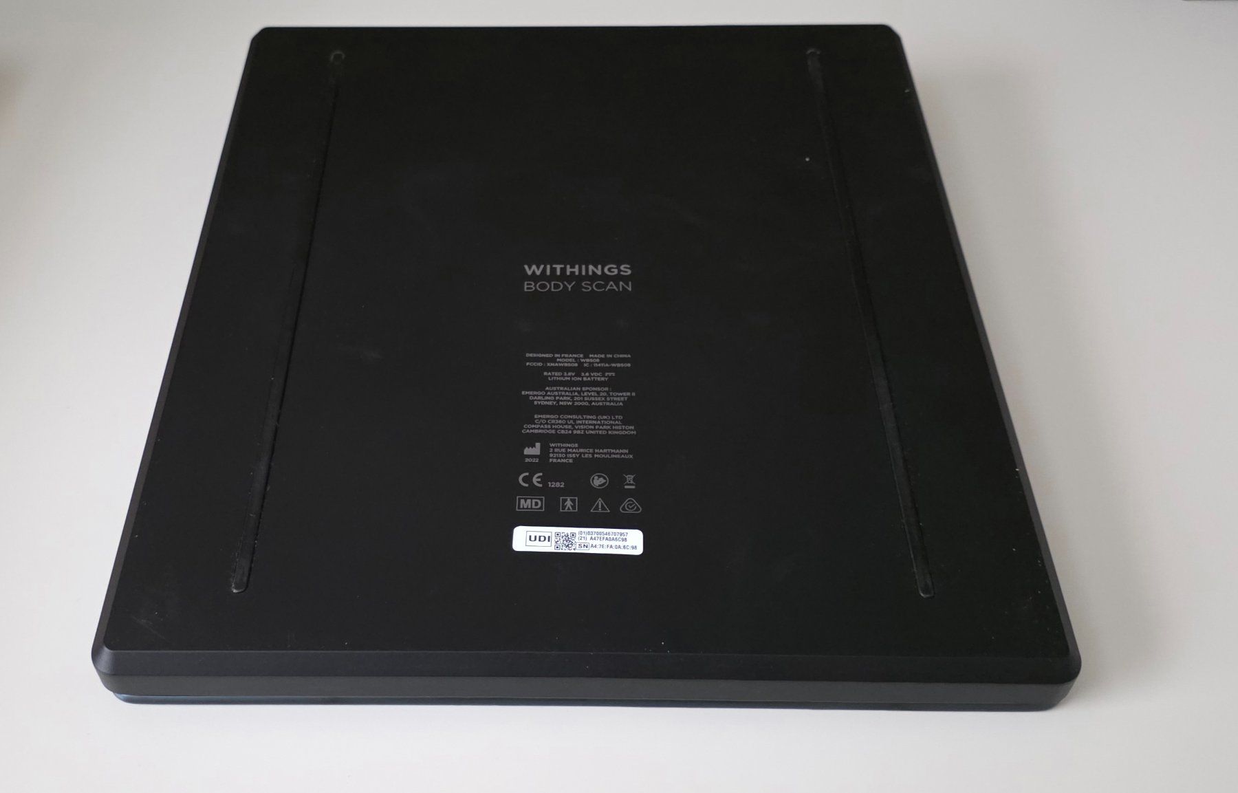 Withings Personenwaagen: Withings Body Scan, schwarz – Gebraucht aus Hüttikon von Quattro1980 2