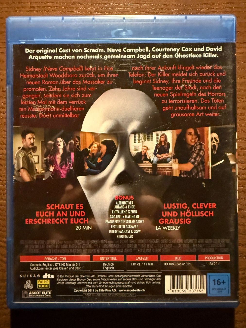 Alle DVDs: Scream 4 – Gebraucht aus Zürich von Blu-ray_ZH 1