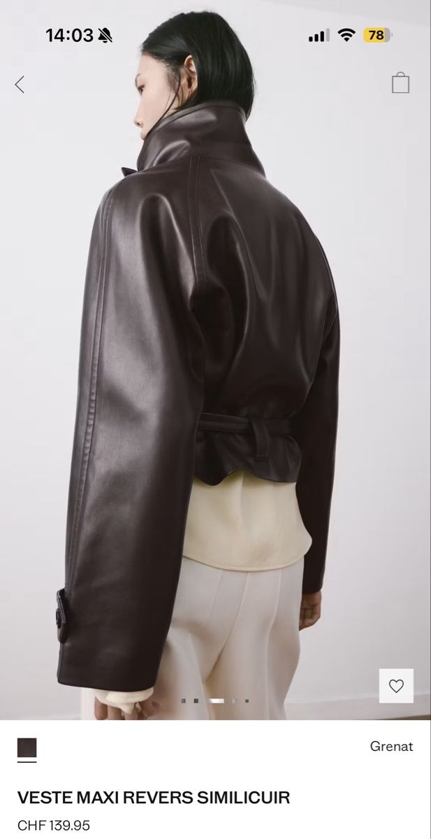 Mango Giacche: Veste similicuir brune – Nuovo (secondo la descrizione) da Grand-Lancy venduto da laura_oeg 2