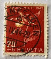 Nr.J 107 Frauenschuh 1943 mit Stempel    