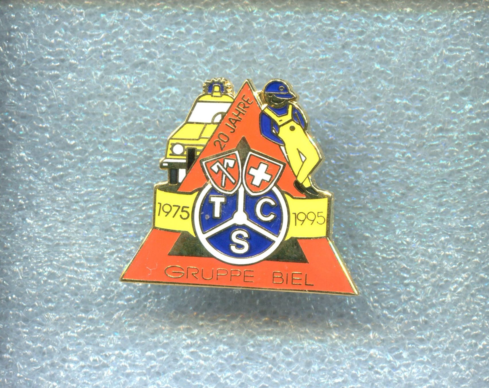 TCS Placchette & Badge: TCS  GRUPPE BIEL  Lim. 0187/1000 – Usato da Winterthur venduto da Sammleroase