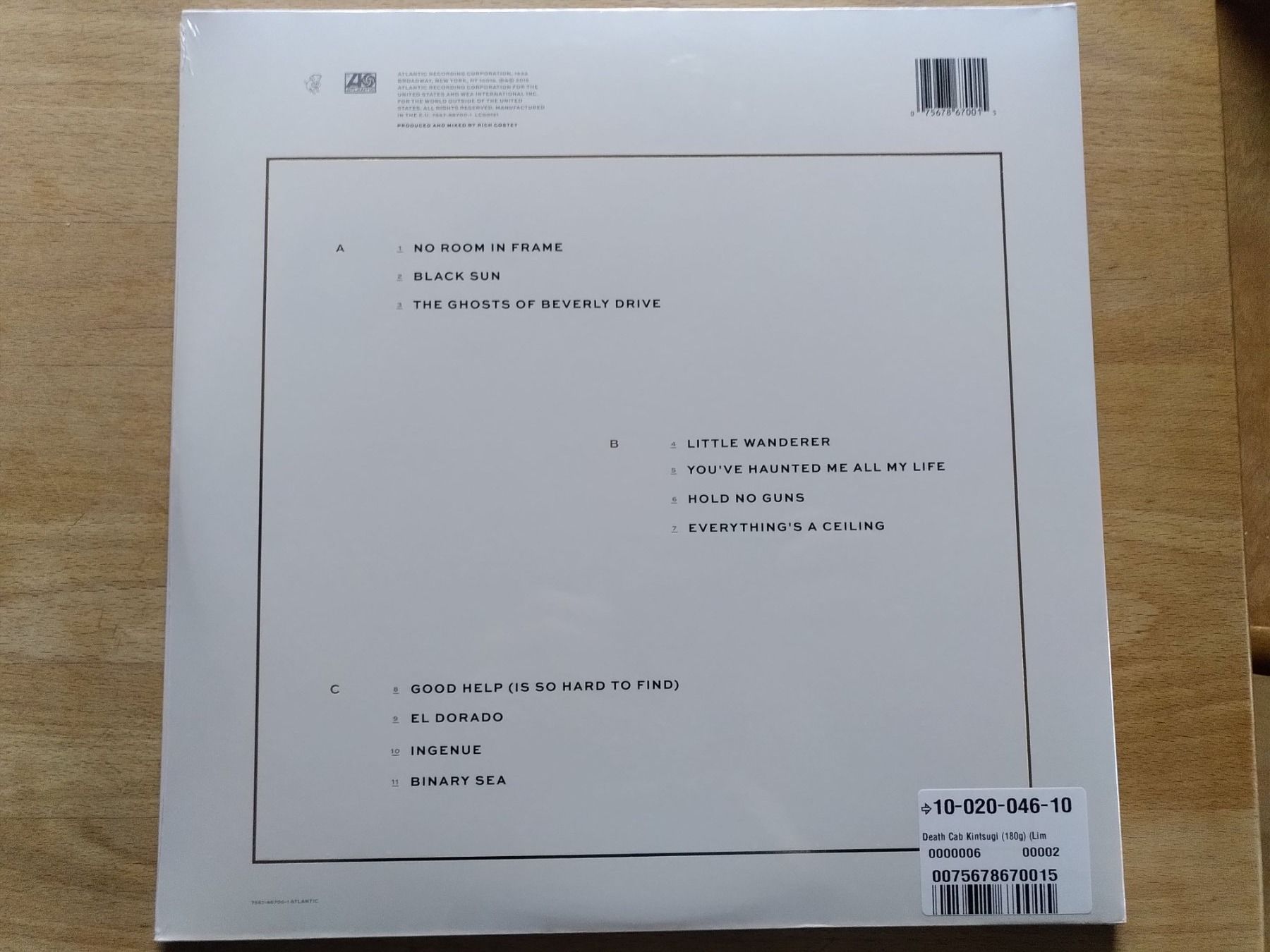 Dischi in vinile: Death Cab For Cutie - Kintsugi  , Do-LP, farbiges Vinyl – Nuovo (secondo la descrizione) da Büsserach venduto da Bey23 2