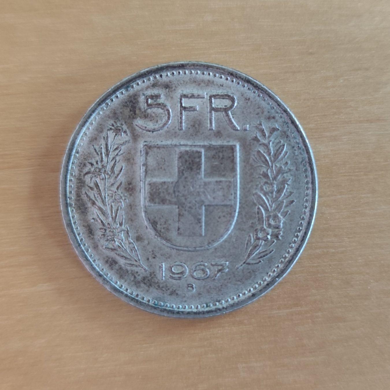 Toutes les monnaies: 5 Franken Münze 1967 CHF Silber – D'occasion à Horw par Marabu111