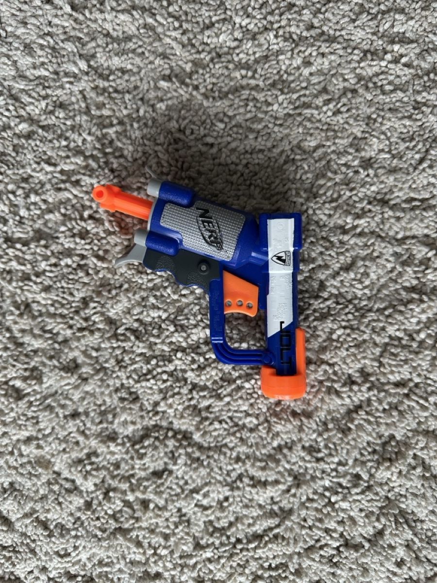 Nerf Giocattoli: Nerf Pistole blau orange gebraucht – Usato da Hilterfingen venduto da jmrhrt