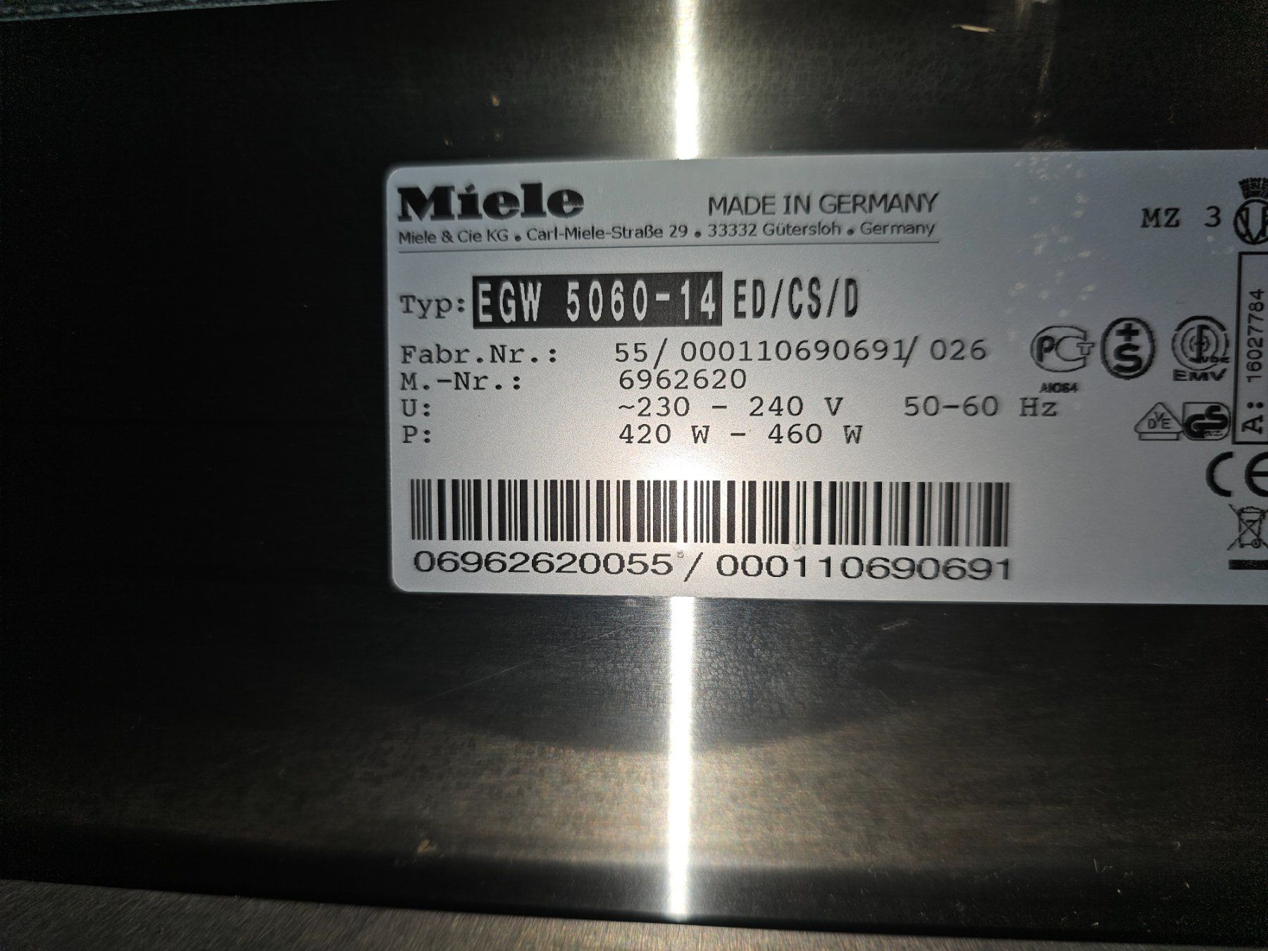 Miele Elettrodomestici da cucina: Miele Wärmeschublade – Usato da Zunzgen venduto da Fleksi 2