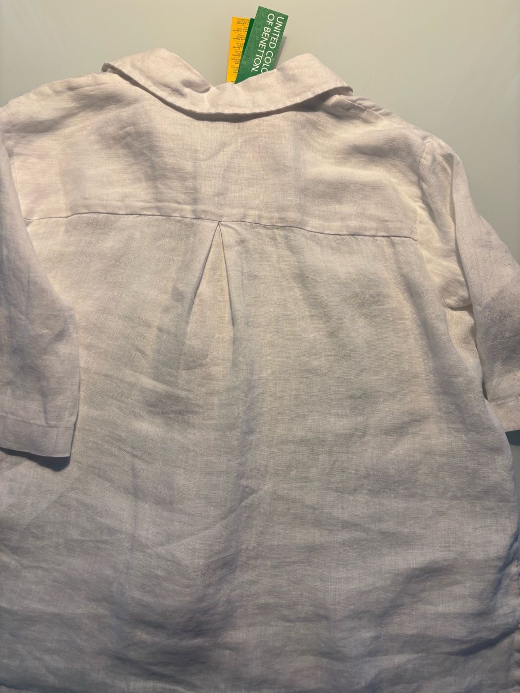 Benetton Camicette: Benetton 100% Leinenbluse – Nuovo e nell'imballaggio originale da Eglisau venduto da SAM240186 3