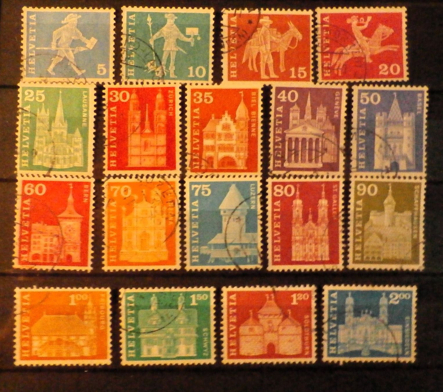 Tutti i francobolli: CH 1960 Postgeschichte – Usato da Kehrsatz venduto da Bernherb2