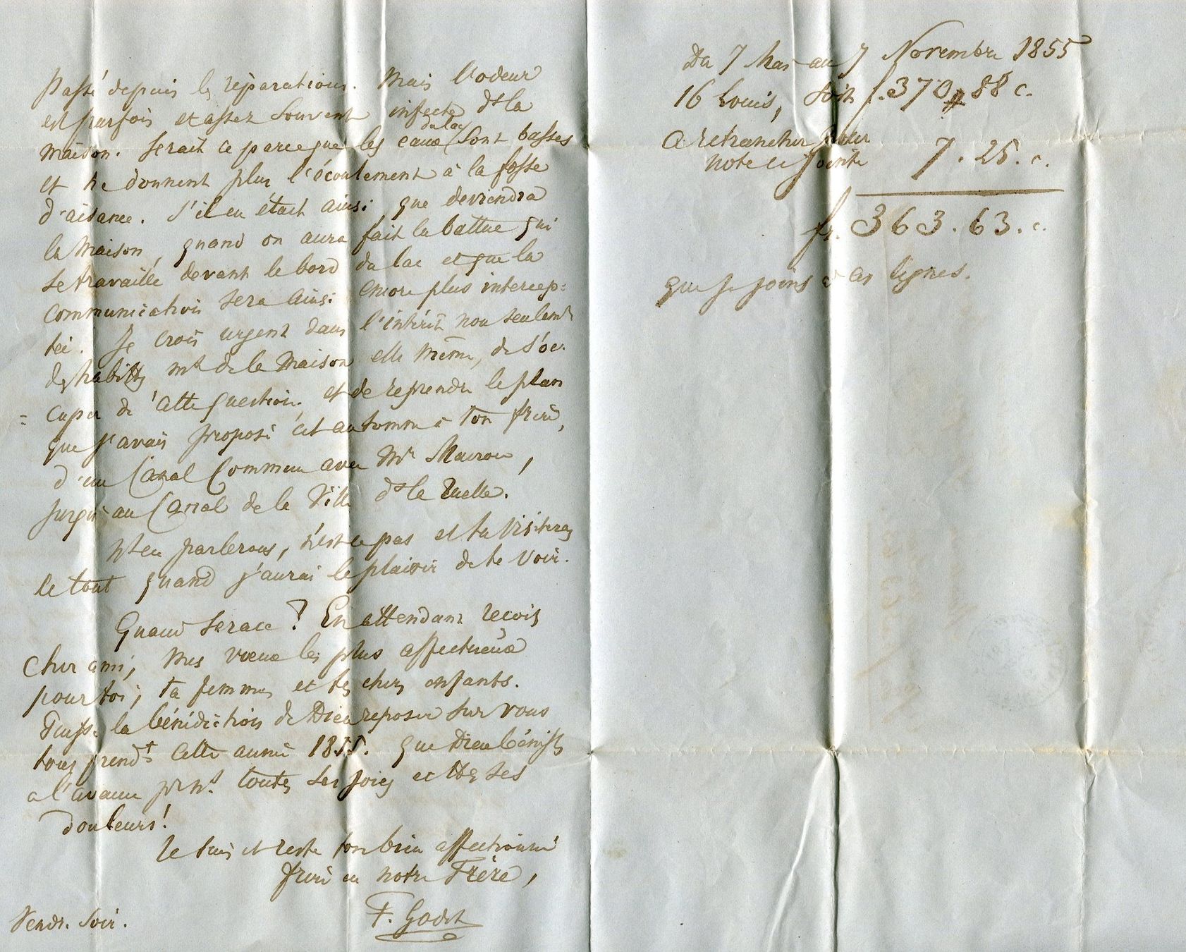 Alle Briefmarken: Faltbrief von Neuchâtel nach Boudry 1855 – Gebraucht aus Opfikon von Prophila 2