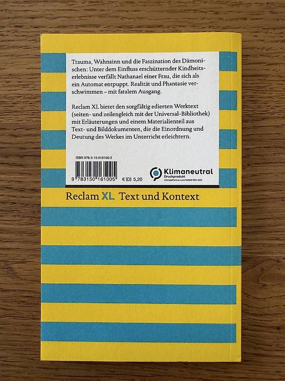 Libri: Der Sandmann - E.T.A. Hoffmann – Usato da Fehraltorf venduto da eli_x28b 1