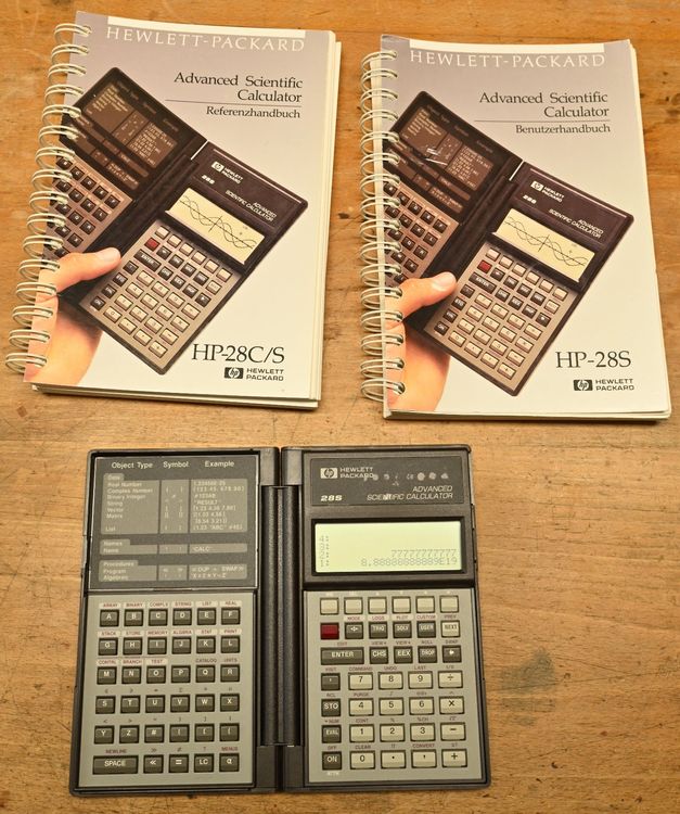 Gut erhaltener HP28S mit Handbüchern Kaufen auf Ricardo