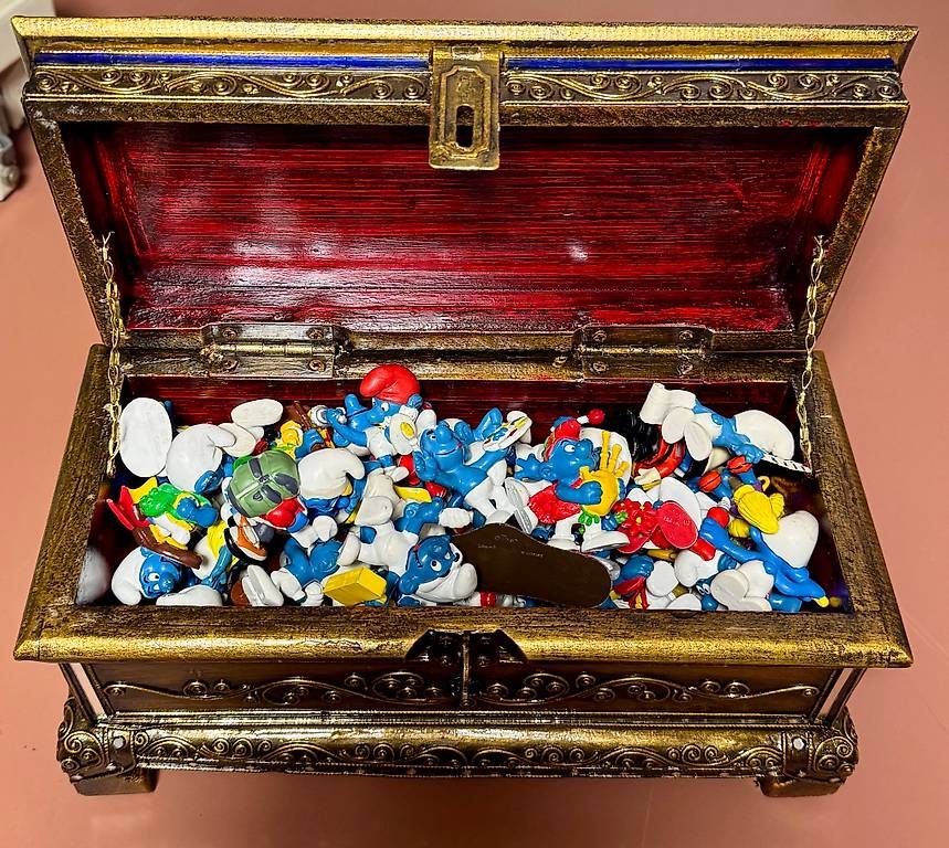 Statuette: Über 50 Schlumpf-Figuren Set ohne Box – Usato da Langendorf venduto da Nitram8791
