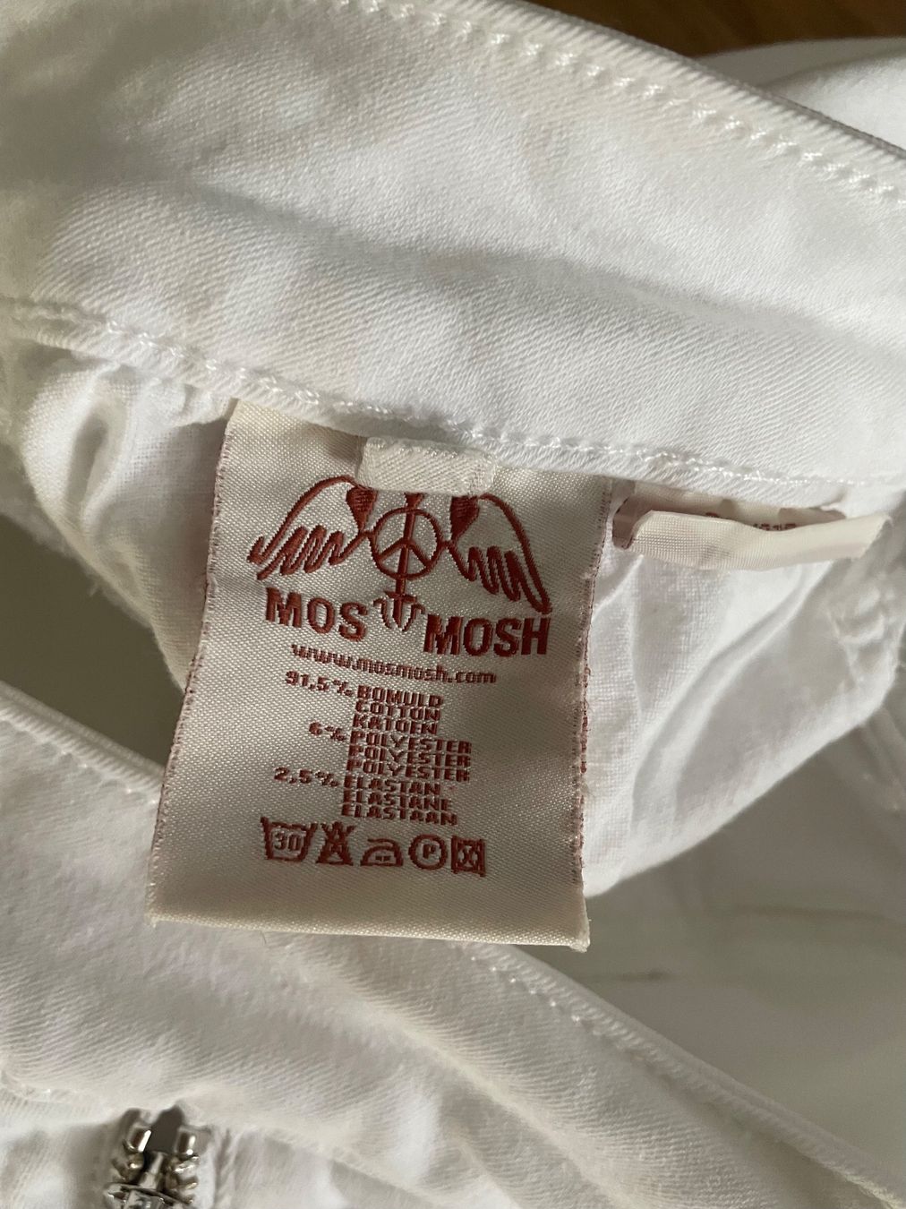 Mos mosh Jeans: Jeans mosmosh weiss – Usato da Kriens venduto da Mayang 5