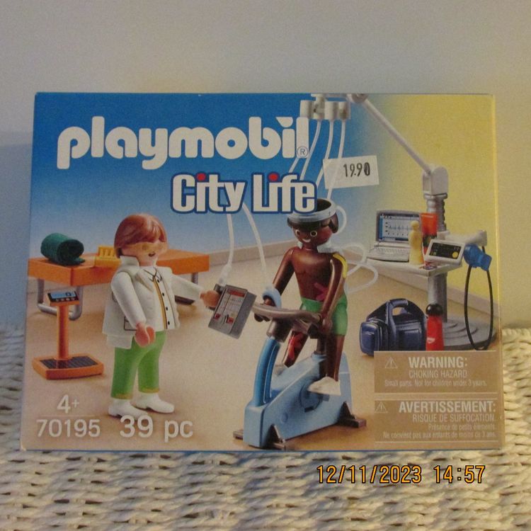 playmobil physiotherapie passend zu arzpraxis, spital, neu 1