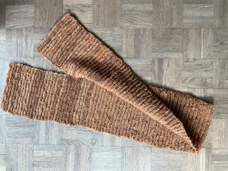 Schal, 100% Wolle pflanzengefärbt, handgesponnen