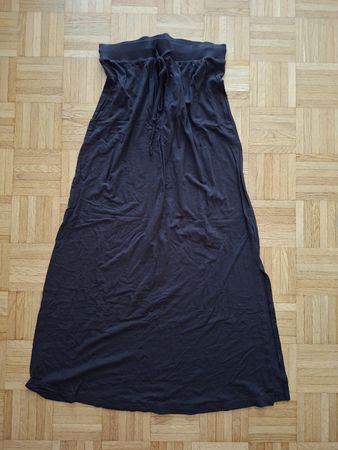 jupe longue noire échancrée Aware, taille M, été ✨