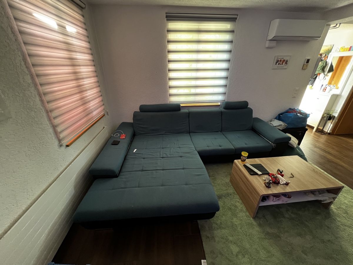 Divani: Ecksofa dunkelblau Stoff Grösse ca. 280cm x 180cm gebraucht – Usato da Holderbank AG venduto da virus010 2
