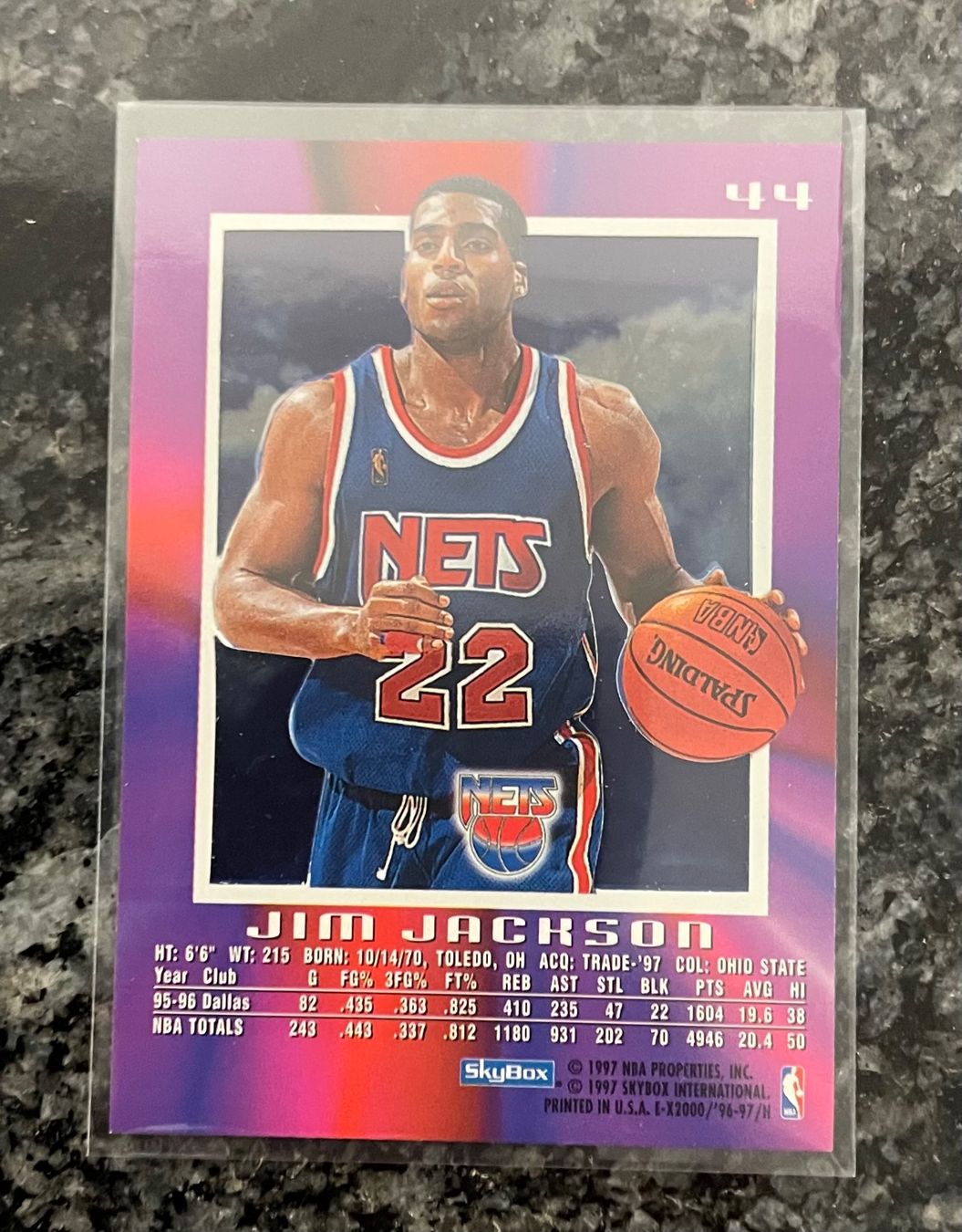 Nba Carte collezionabili: NBA Jim Jackson Skybox EX2000 Card – Nuovo (secondo la descrizione) da Muttenz venduto da joba23 1