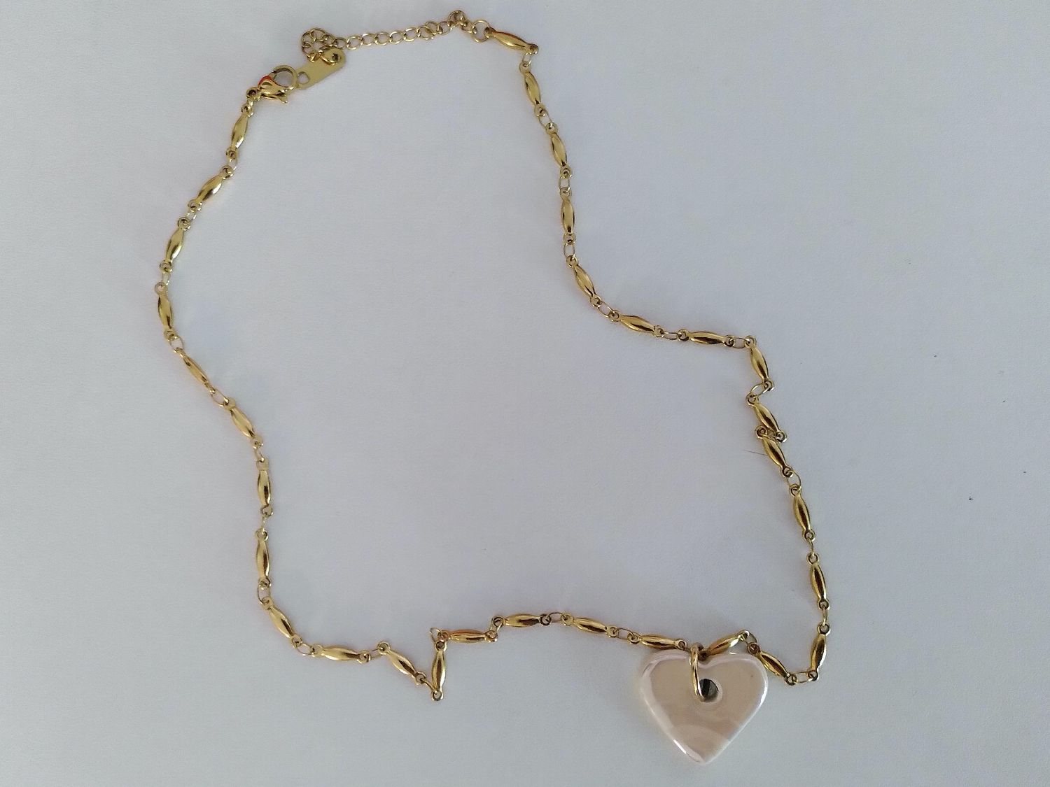 Catenine: Goldkette mit Herzanhänger – Usato da Brugg AG venduto da olamim 1
