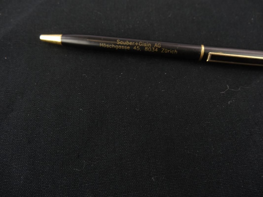 Stifte & Marker: Kugelschreiber mit Stempel Sauber+Gisin AG – Gebraucht aus Rüti ZH von Restwert_Rueti_ZH 6