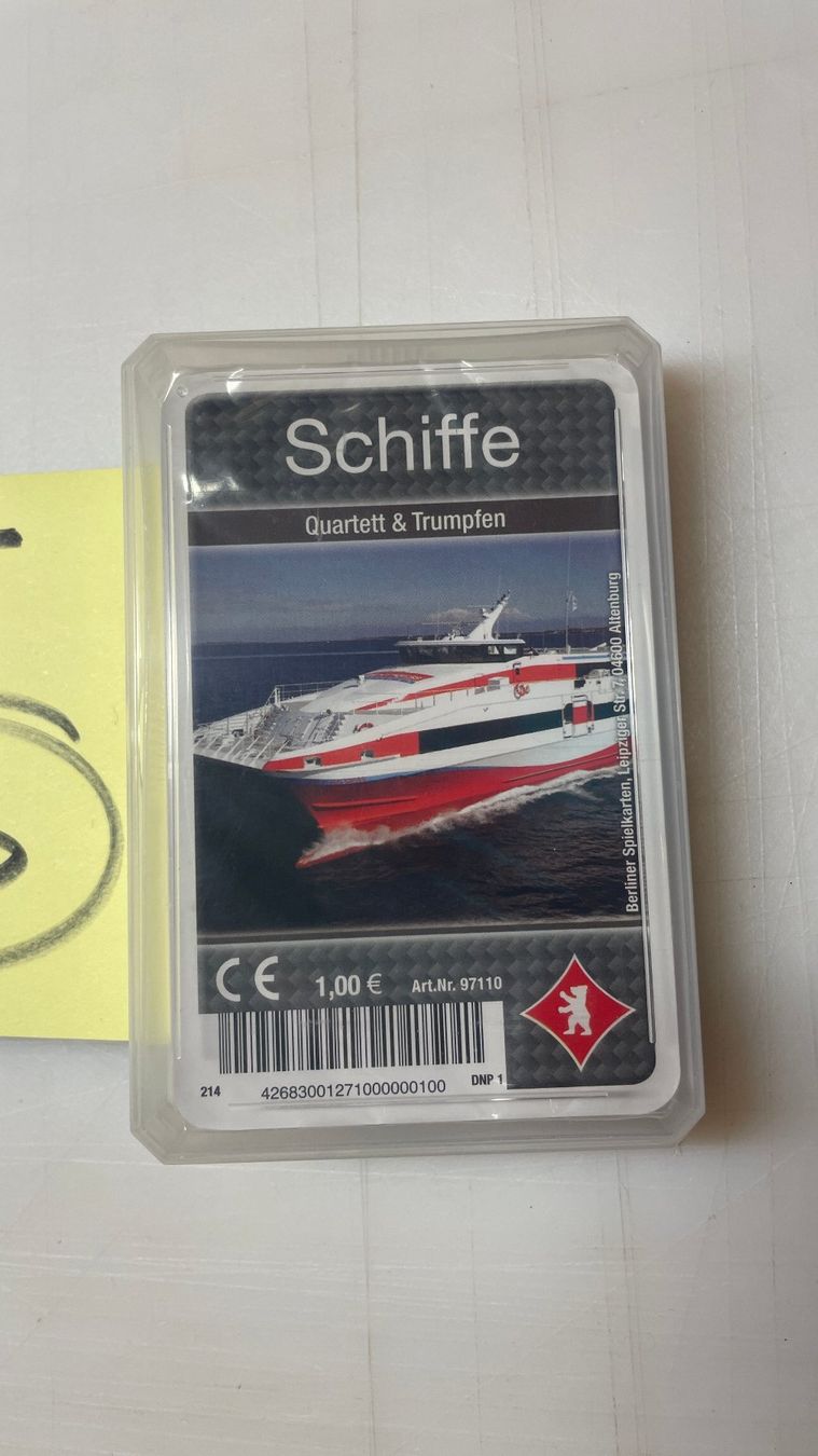 Giochi: 3 Stk. Quartett Spiele Schiffe Kampfjets Jets – Nuovo e nell'imballaggio originale da Glattfelden venduto da cybermaxx 1
