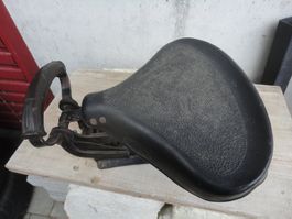 Dunlop Oldtimer Motorrad Sozius Sattel