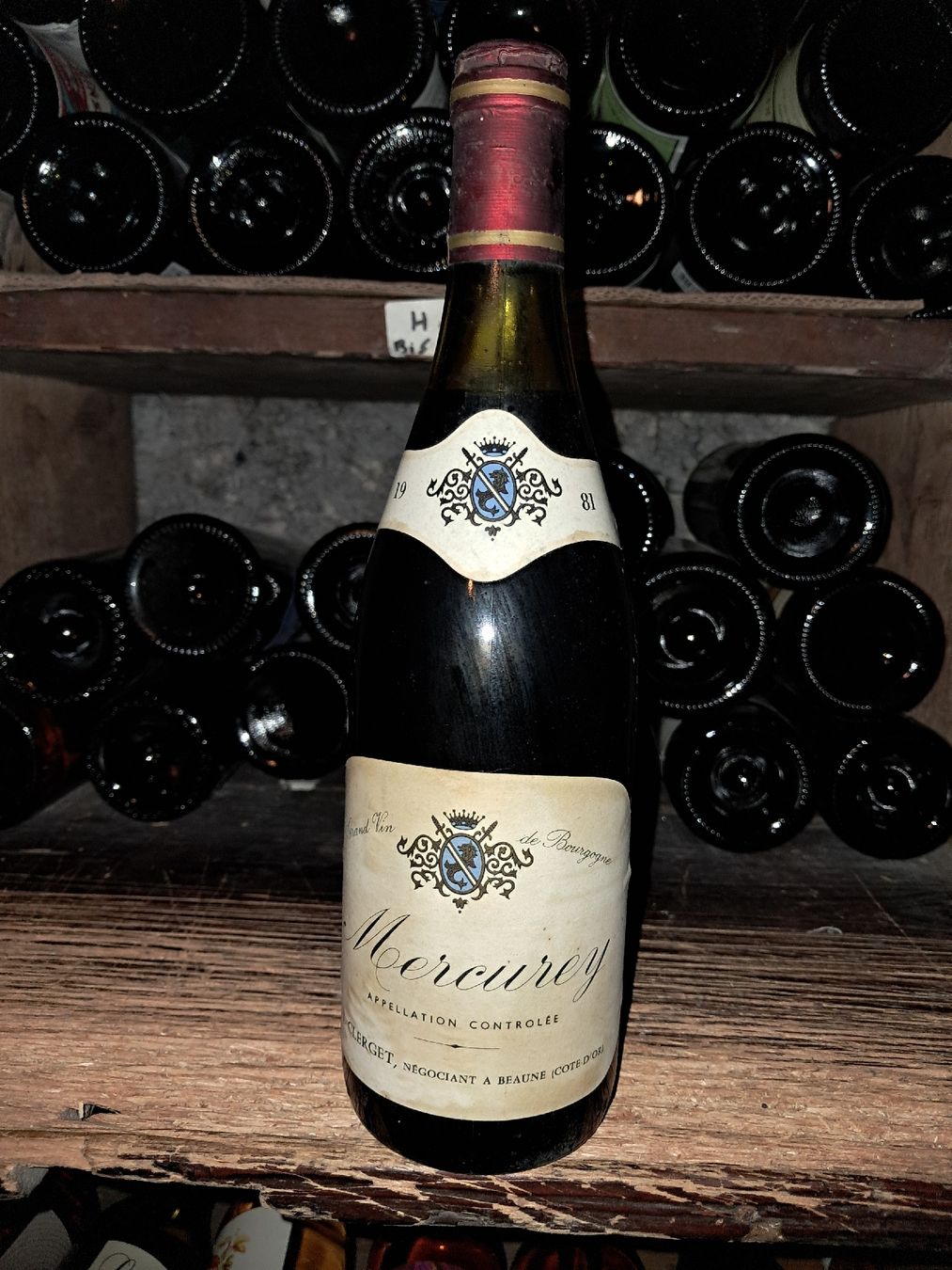 Vino: Mercurey Bourgogne 1981 – Nuovo e nell'imballaggio originale da Le locle venduto da juliensaran