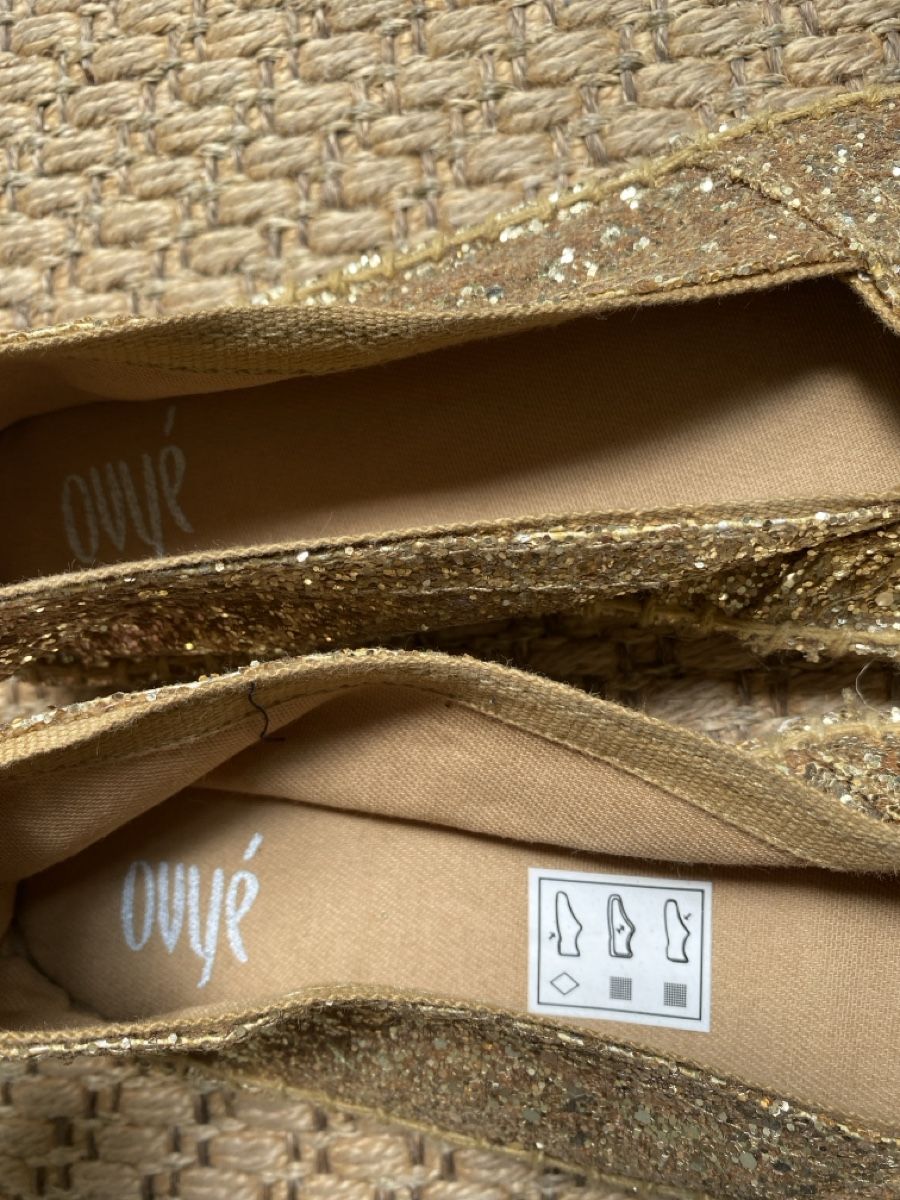 Scarpe da donna: Espadrillas brillantinate OVYÈ - 38 – Usato da Davesco-Soragno venduto da Chichijango 2