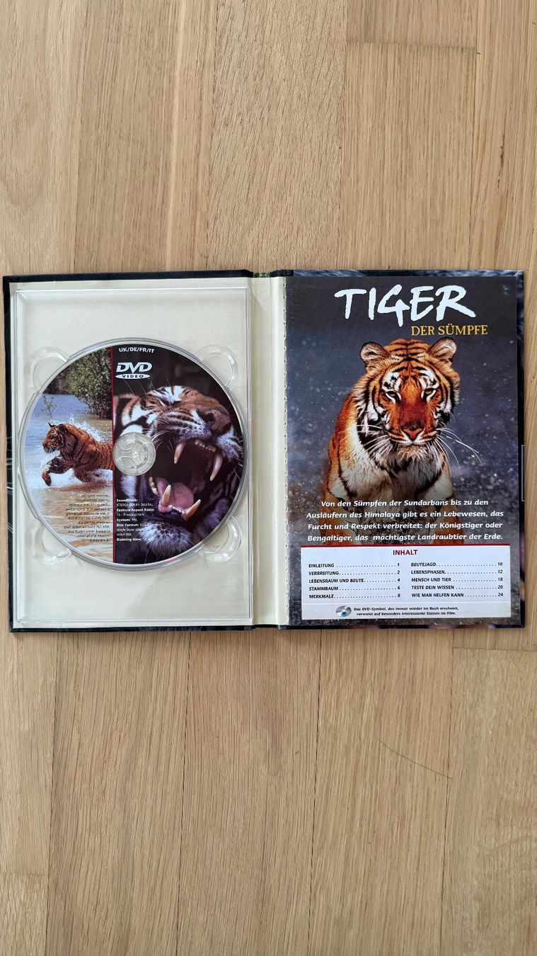 Tutti i DVDs: Tiger der Sümpfe - Natur Doku DVD – Usato da Brunnen venduto da Moona22 2